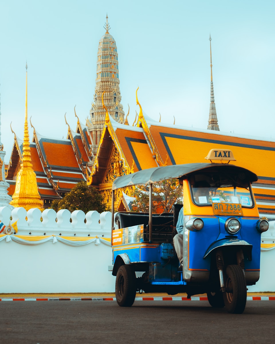 Rickshaw taxi i Bangkok